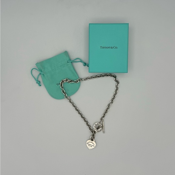 Tiffany & Co, Sterling Heart Tag Toggle
Necklace 16" - Picture 1 of 1